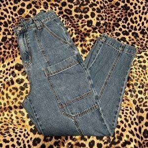 BDG High Rise Baggy Cargo Jeans